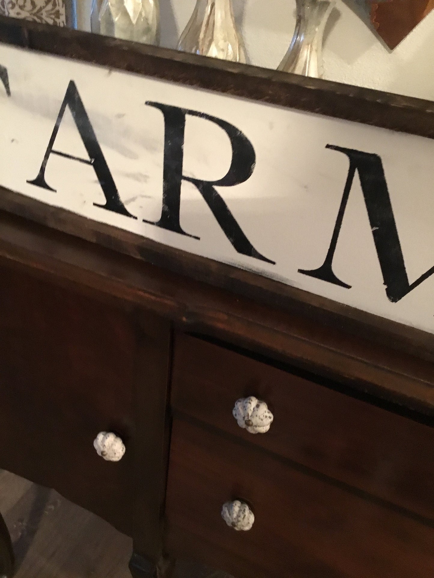 Framed Farmhouse sign/Huge 4 ft farmhouse sign/rustic sign/farmhouse wall decor/distressed sign/hand painted wall decor