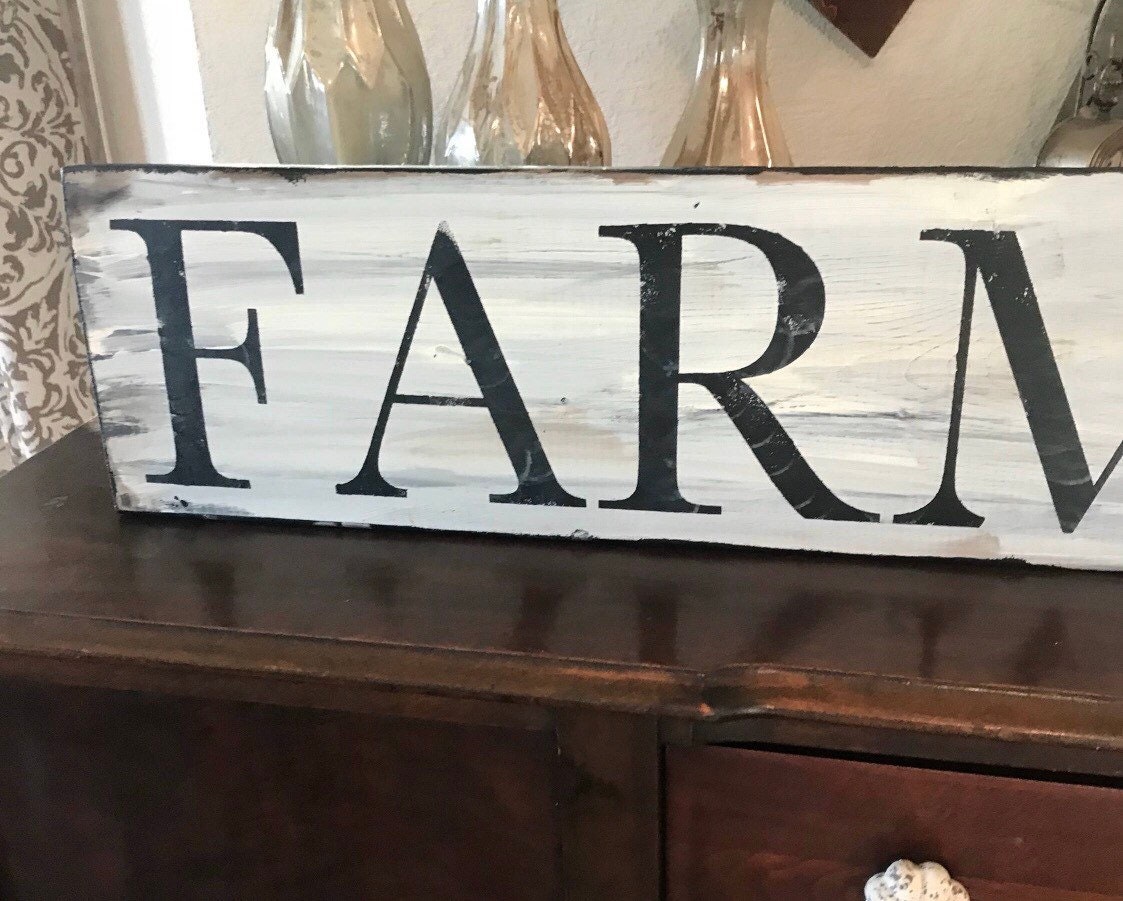 Framed Farmhouse sign/Huge 4 ft farmhouse sign/rustic sign/farmhouse wall decor/distressed sign/hand painted wall decor