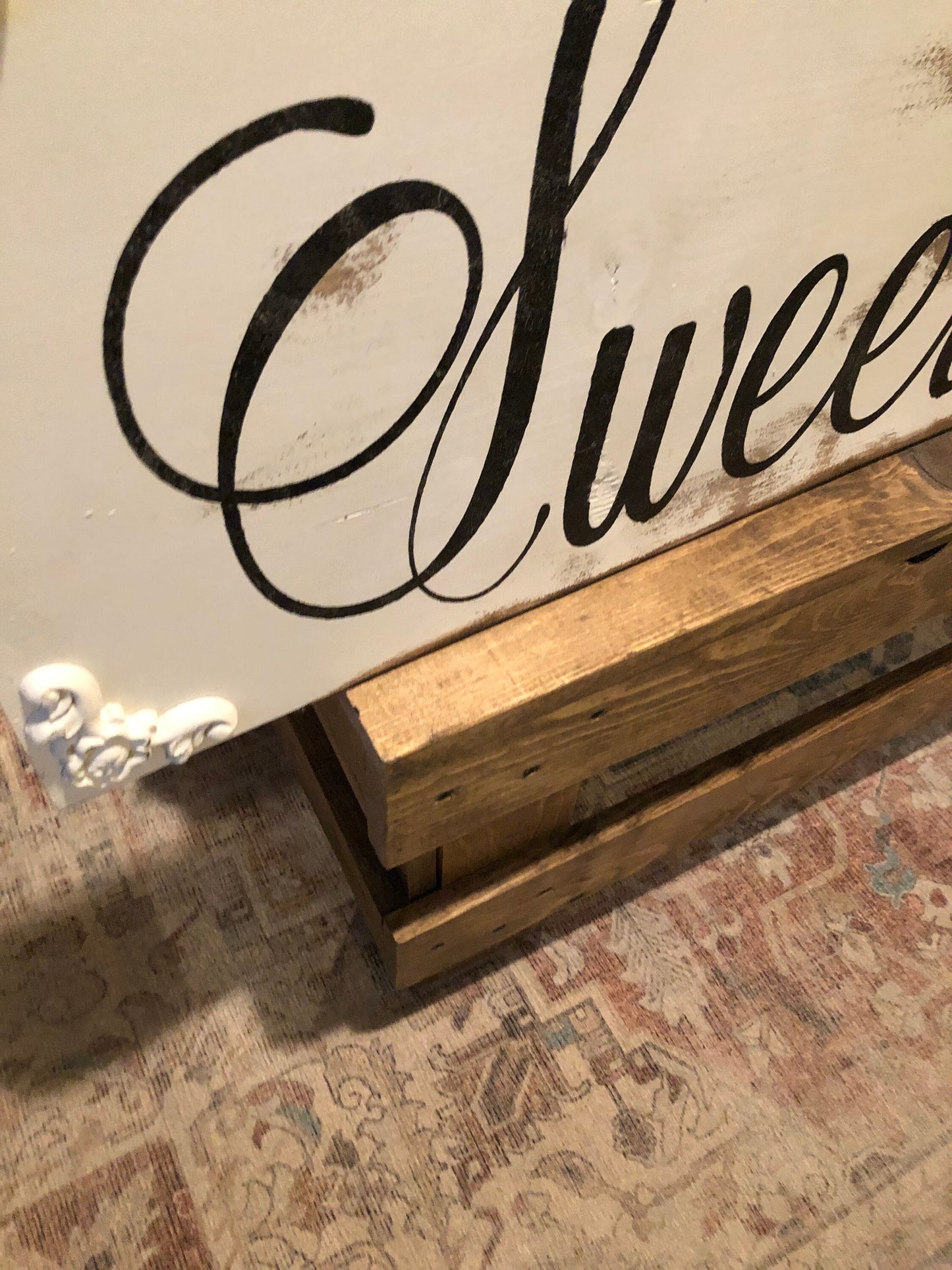 Large Sweet Dreams sign/bedroom sign/rustic farmhouse sign/French country sign/children sign