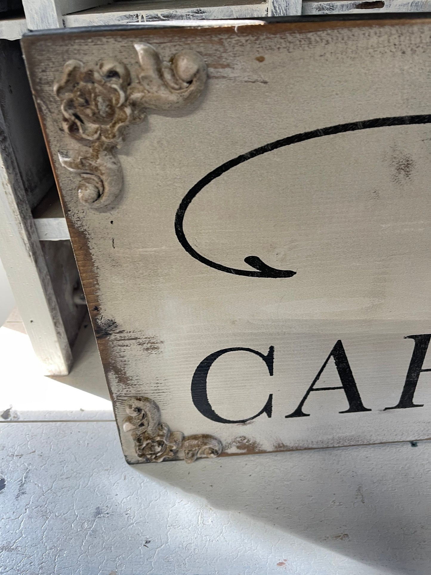 Farmhouse sign/French cafe and bakery sign/rustic farmhouse sign/French country sign