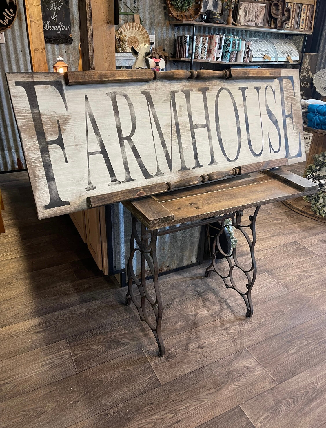 Huge farmhouse sign