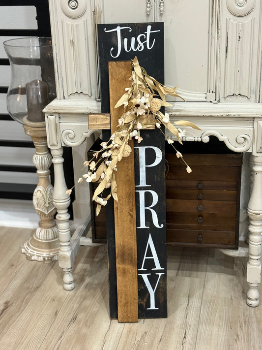 3 ft black just pray