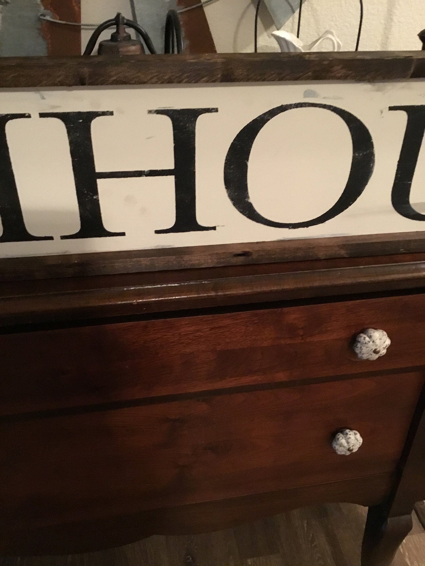 Framed Farmhouse sign/Huge 4 ft farmhouse sign/rustic sign/farmhouse wall decor/distressed sign/hand painted wall decor