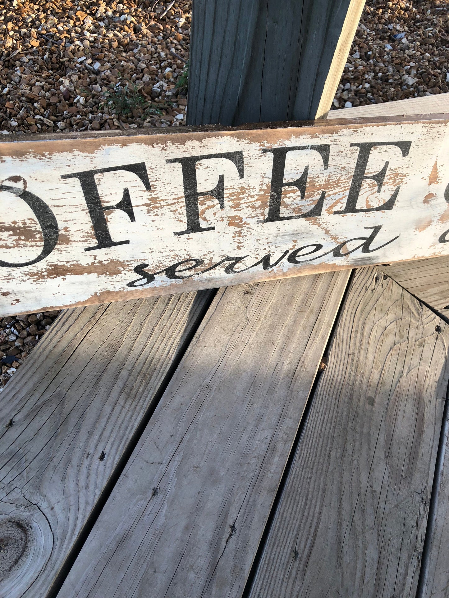 Coffee and wine sign/wine sign/coffee sign/rustic sign/farmhouse wall decor/distressed sign/coffee bar sign