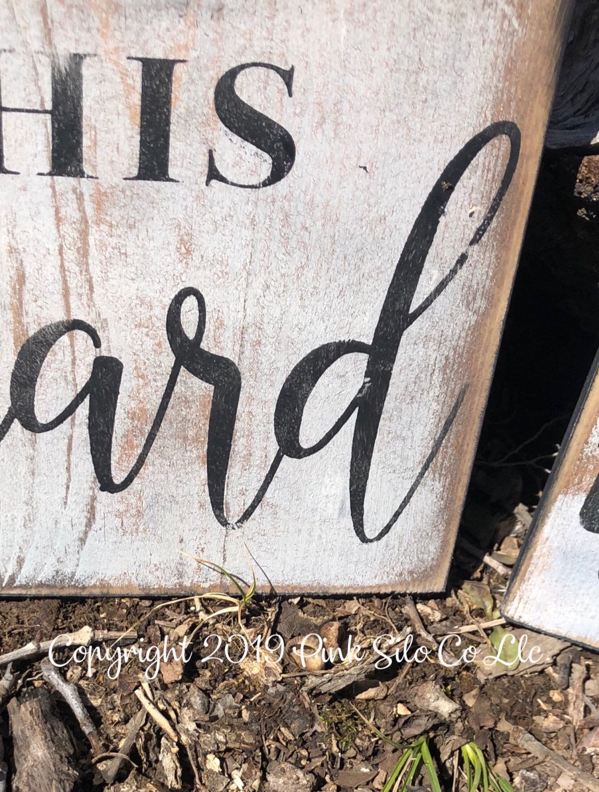 Set of signs/I like his beard sign/I like her butt sign/farmhouse rustic sign/funny sign/love sign/10 inches x 7.25 inches each