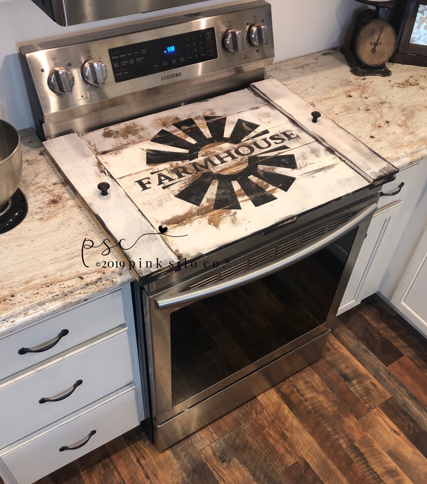 Windmill noodle board/ Farmhouse  noodle board/ stove cover/farmhouse stove cover, farmhouse sign/stove board/stovetop board