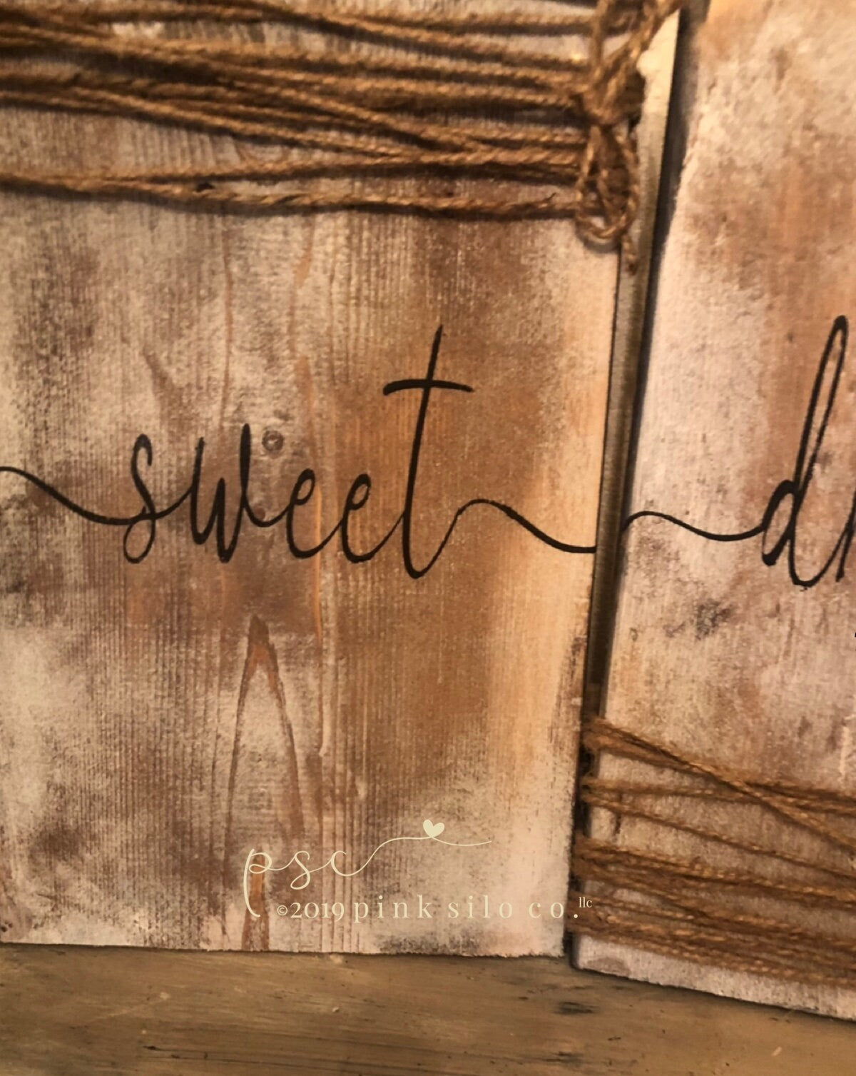 Sweet dreams sign/set of signs/bedroom sign/farmhouse sweet dreams sign/rustic sweet dreams sign/nursery sign