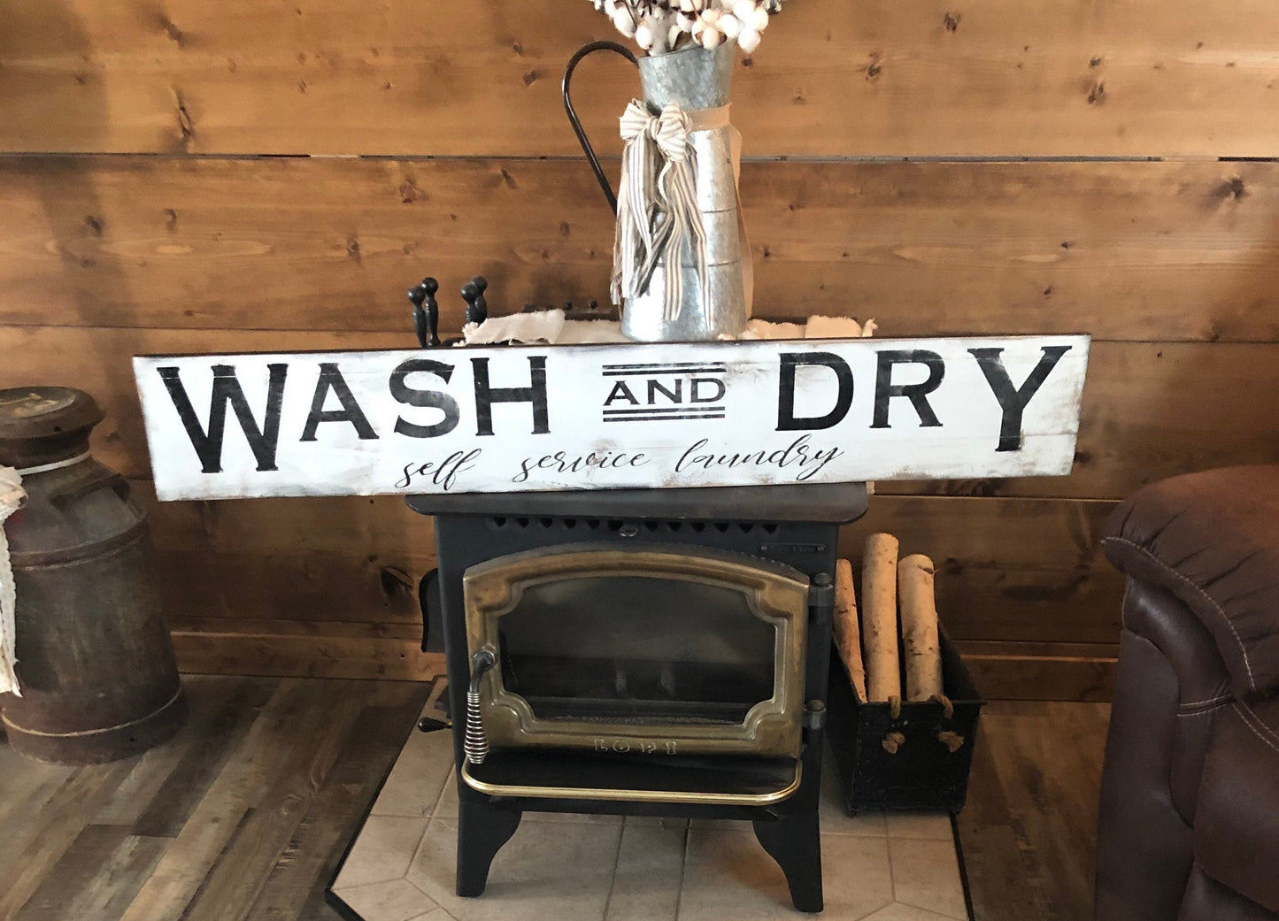 Large wash sign /laundry sign/rustic laundry sign/wash and dry sign/laundry room sign/bathroom sign/farmhouse decor/self service