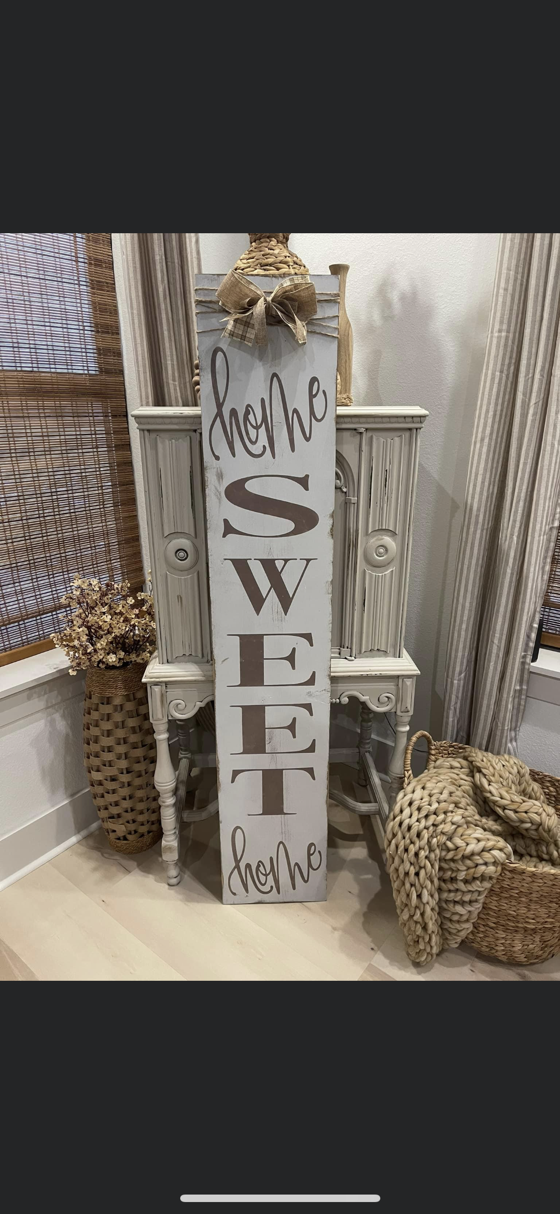 Large Home Sweet Home Sign